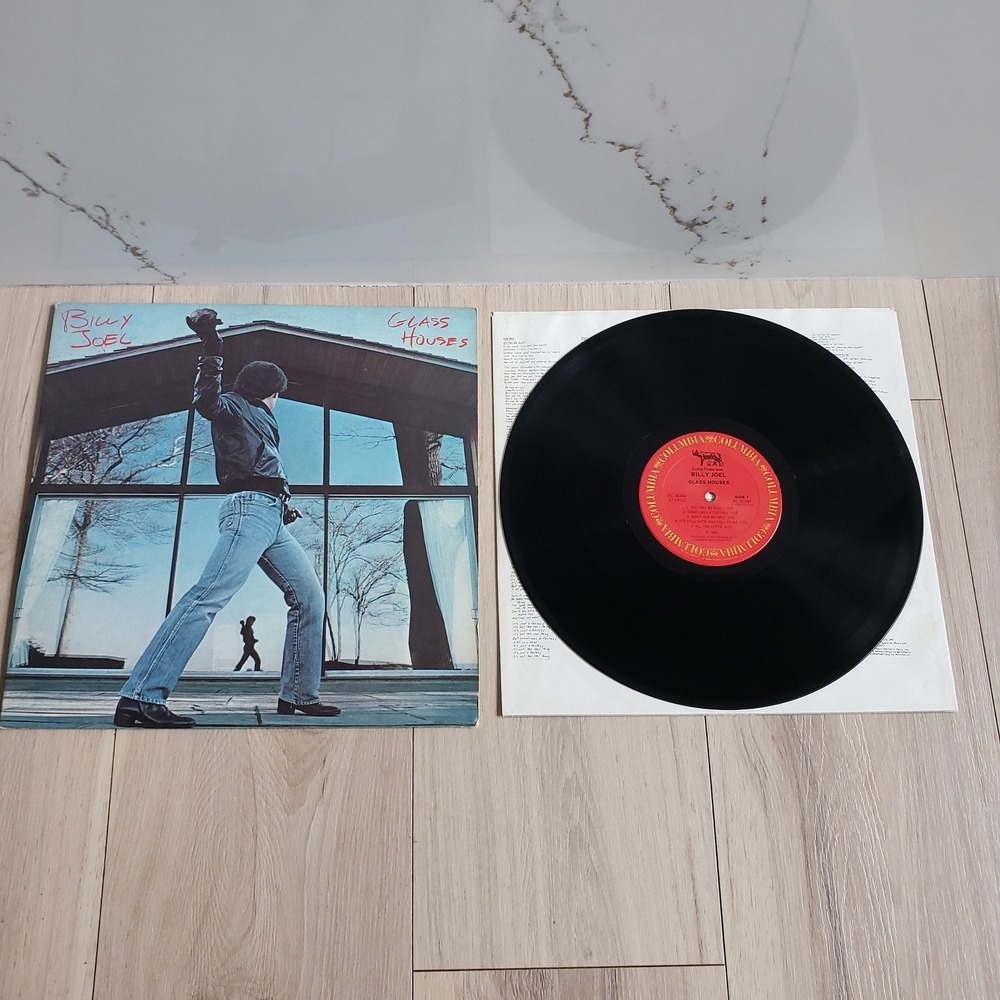 Billy Joel Glass Houses Vinyl Record LP Black 1980 Original Classic Rock